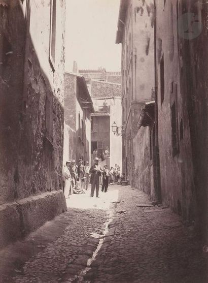 null Adolphe Terris (1820-1900)
Marseille.
Rue des Gavottes, vue prise du côté de...