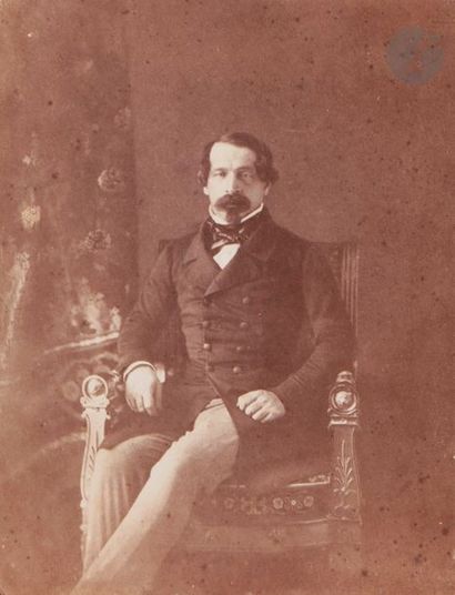 null Gustave Le Gray (1820-1884)
Louis-Napoléon Bonaparte en Prince-Président, 1852.
Épreuve...