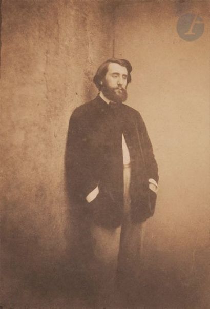 null Gustave Le Gray (1820-1884)
Edmond Cottinet, c. 1852.
Épreuve sur papier sale?,...
