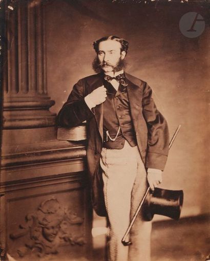 null Samuel Adam-Salomon (1818-1881)
Portraits d’hommes, c. 1860.
Le graveur Henriquel-Dupont....