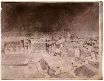 null Calotypiste non identifié
Panorama sud-est de Rome, c. 1852.
Santa Maria in...