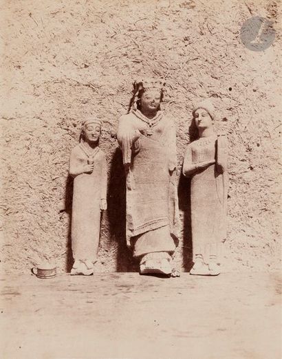 null Claude-Sosthène Grasset d’Orcet 
(1828-1900)
Archéologie chypriote, 1864.
Statuettes...