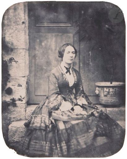 null Roger du Manoir (1827-1888)
Comte de Bagneux et Comtesse de Bagneux, c. 1853.
Deux...