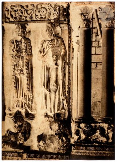 null Charles Nègre (1820-1880)
Église abbatiale de Saint-Gilles du Gard, 1852.
Statues...