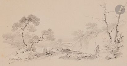 null Pierre LETUAIRE (1798 - 1884)
Personnages ; paysages
Ensemble de 12 dessins...