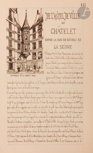 null [MANUSCRIT] BOURDON.
Promenades d’un curieux Dans le Quatrième Arrondissement...