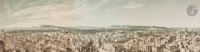 null [PANORAMA].
Panorama de Paris pris de la tour carré de Saint Gervais.
Paris...