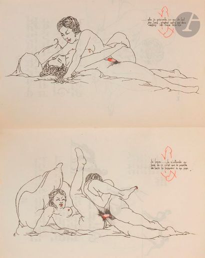 null [ANONYME].
Amours d’Hermaphrodites.
Paris : Édition des 300, 1942. — In-12,...