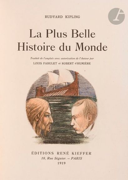 null CHAPRONT (Henry) - KIPLING (Rudyard).
La Plus Belle Histoire du Monde. Traduit...