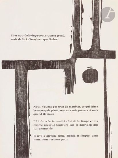 null LLINAS (Guido) - CORTAZAR (Julio).
On déplore la.
[Paris : Brunidor], 1966....