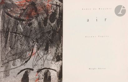 null TÀPIES (Antoni) - DU BOUCHET (André).
Air.
Paris : Maeght Éditeur, [1971]. —...
