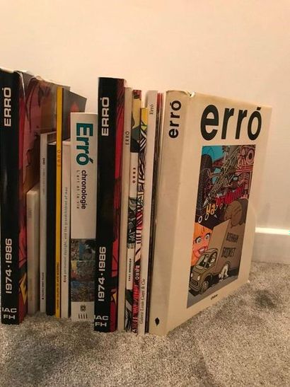 null Erro - Chronologie, Œuvres, Catalogues d'exposition, 15 ouvrages divers dont...