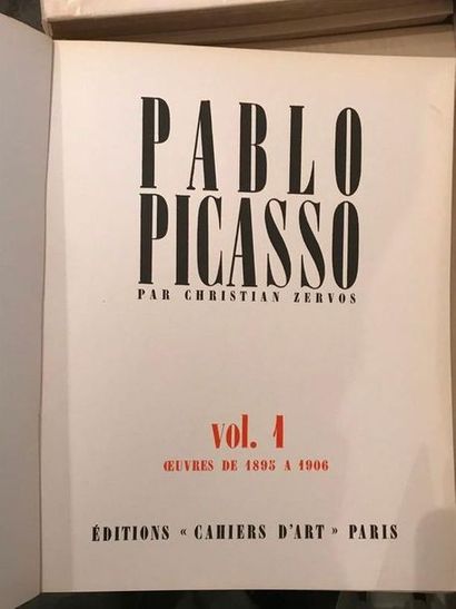 null PABLO PICASSO PAR CHRISTIAN ZERVOS
CATALOGUE DES ŒUVRES, 1895–1972 (33 VOL.)
Il...