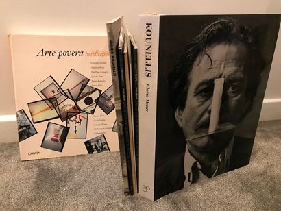 null ARTE POVERA - Plusieurs ouvrages et catalogues d'exposition sur J. Kounellis,...