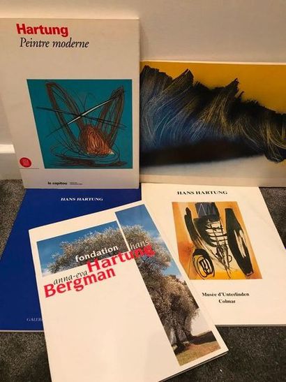 null Hans Hartung, 5 catalogues d’exposition