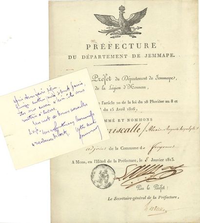 null Divers. 13 lettres ou pièces, la plupart L.A.S. ou L.S.
 Général baron de Charrette,...