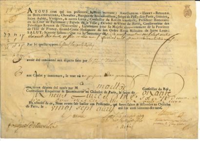 null Antoine-Quentin FOUQUIER-TINVILLE (1746-1795) Accusateur public du Tribunal...