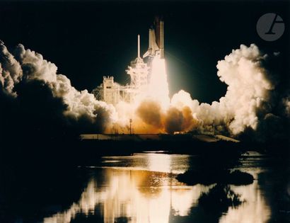 null NASA 
Missions STS-81 et STS-84 Atlantis, 1997.
Décollages de la navette spatiale.
Trois...
