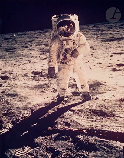 null NASA - Neil Armstrong 
Apollo
 11, July 20, 1969. 

Buzz Aldrin

 on the lunar...