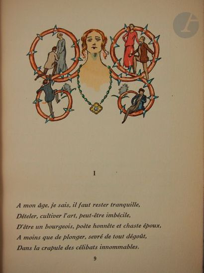  DESCARTES, René. Des passions de l'âme. Paris : René Kieffer, [1940]. — In-8, maroquin...