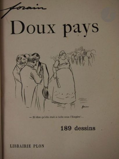 null FORAIN, Louis Henri Forain dit Jean-Louis.
Doux Pays.
Paris : Plon, 1897. —...