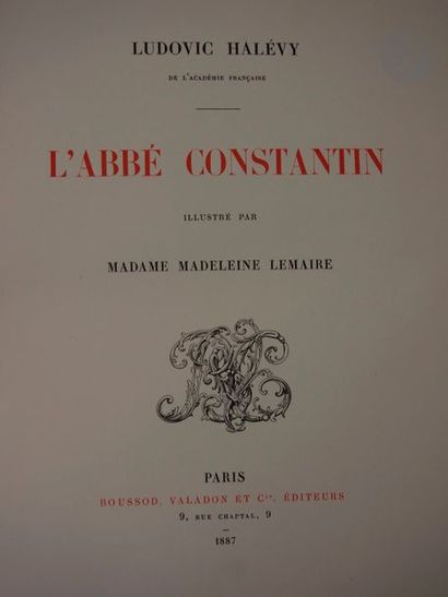 null HALÉVY, Ludovic. The
 Abbot
 Constantine.

 Paris: Boussod, Valadon et Cie,...