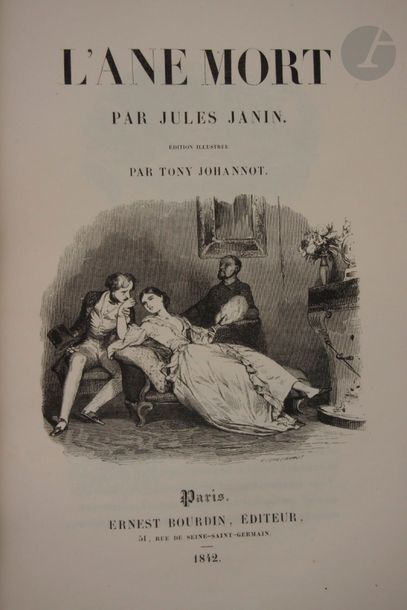 null JANIN, Jules.
L'Âne mort.
Paris : Ernest Bourdin, 1842. — In-8, demi-maroquin...