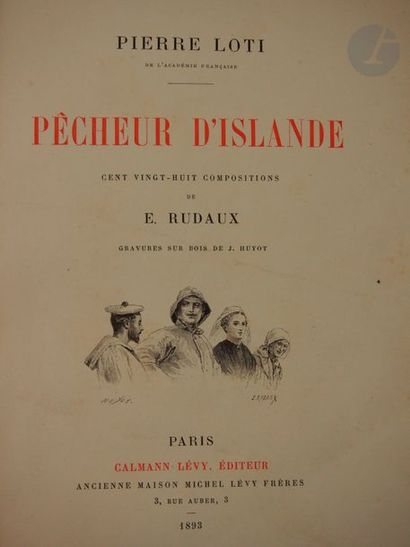 null LOTI, Pierre.
Madame Chrysanthème.
Paris : Calmann Lévy, 1888. — In-8, demi-maroquin...