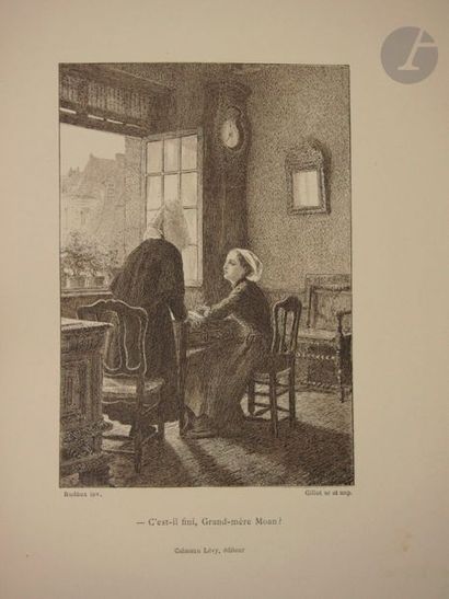 null LOTI, Pierre.
Madame Chrysanthème.
Paris : Calmann Lévy, 1888. — In-8, demi-maroquin...