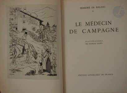 null BALZAC, Honoré de.
Le Médecin de campagne.
Paris : Éditions littéraires de France,...