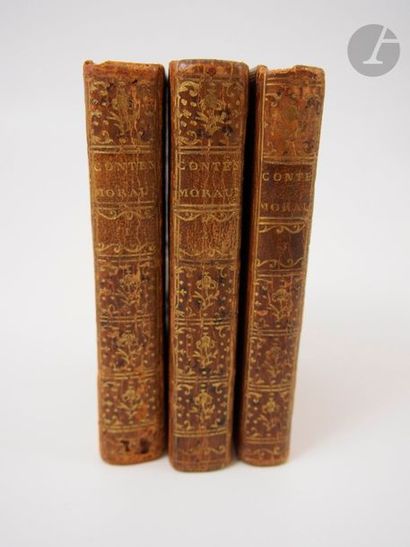null MARMONTEL.
Les Contes moraux.
Londres : 1780. — 3 volumes in-12, veau havane...