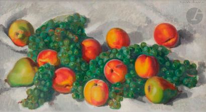 null *Jules Oury, dit MARCEL-LENOIR (1872-1931)
Nature morte aux fruits
Huile sur...
