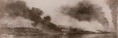 null Georgui Anatolevitch ZELMA (1906-1984)
Stalingrad en feu. Après une attaque...
