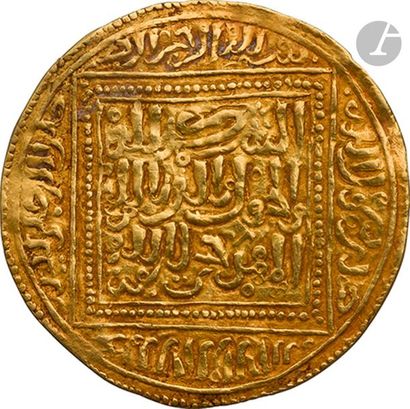 null HAFSIDES. Règne de Abu Yahya Abu Bakr II (718-747 H / 1318-46).
Dinar d’or au...