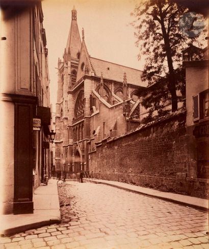 null Eugène Atget (1857-1927) 
Paris. Église Saint-Séverin, 1898. 
Épreuve sur papier...