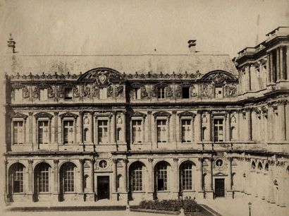 null Photographe non identifié
Le Louvre. Paris, c. 1850.
Façade Lescot.
Épreuve...