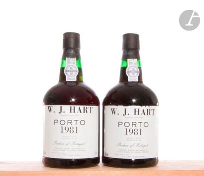 null 2 B PORTO 75 Cl 20% (étui) mise en bouteille en 1995, W.J. Hart, 1981