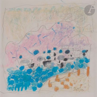 null Gustav BOLIN (1920-1999)

Port en Méditerrannée

Pastel gras sur trait de crayon.

Signé...
