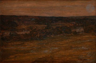 null Edmond AMAN-JEAN (1860-1935)

Paysage

Huile sur panneau.

Signée en bas à droite.

23,5...