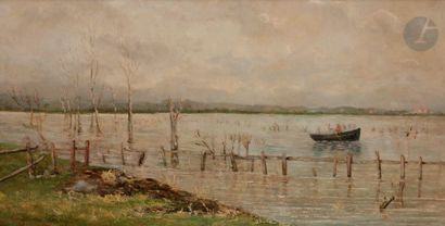 null Maxime MAUFRA (1861-1918)

Inondations sur la Loire, 1882

Huile sur toile.

Signée...