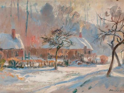 null Raymond-Louis LECOURT (1882-1946)

Paysage de neige

Huile sur carton contrecollé...
