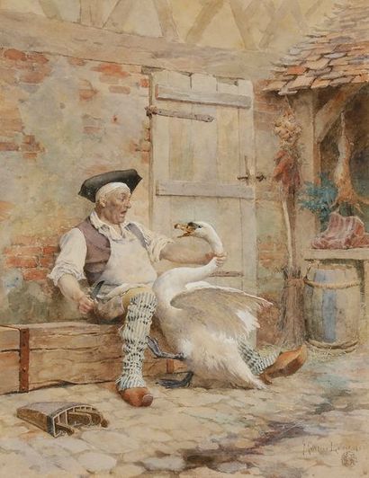null Maurice LELOIR (1853 - 1940)

Les Derniers moments de l'oie, 1880

Aquarelle...