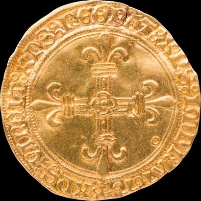 null LOUIS XII (1498-1514). Ecu d'Or au soleil de Provence.Lys initiaux couronnés....