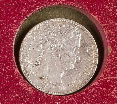 null TYPE NAPOLEON I (1804-1815), type tête laurée, Empire Français au revers.
LOT...