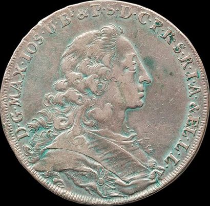 null BAVIERE. Maximilien III Joseph Electeur (1745-1777).LOT de 2 thalers en argent...