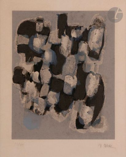 null Raoul UBAC (1910-1985)
Composition, vers 1965
Lithographie en couleurs.
Épreuve...
