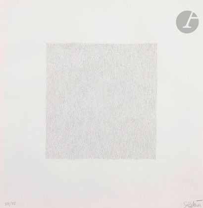 null Sol LEWITT [américain] 
(1928-2007)
Vertical Lines, Not Touching, 1970
Lithographie.
Épreuve...