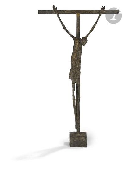 null Marc PETIT (né en 1961)
Le Christ, 2004
épreuve en bronze patiné.
Signée, datée...