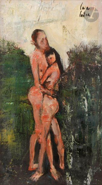 null Philippe CARA-COSTEA (né en 1925)
Le Couple, 1952
Huile sur toile.
Signée en...