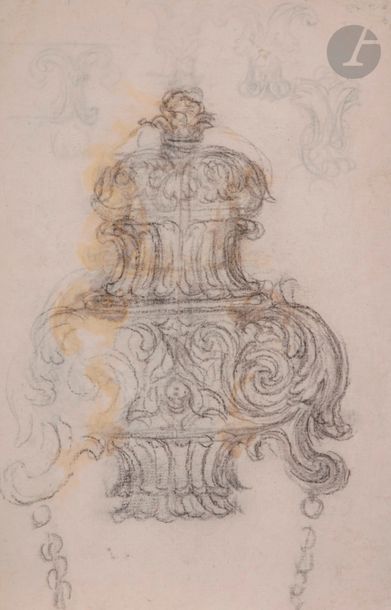 null Marcantonio FRANCESCHINI (Bologne 1648 - Bologne 1729)
Projet de lanterne
Pierre...